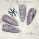 Preciosa Crystal Mix Pack of 100 - Snow Fairy + FREE Snowflakes