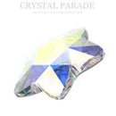 Swarovski 4mm Non Hot Fix Star Flower - Pack of 4 AB