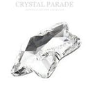 Swarovski 4mm Non Hot Fix Star Flower - Pack of 4 Clear