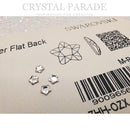 Swarovski 4mm Non Hot Fix Star Flower - Pack of 4 Clear