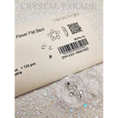 Swarovski 4mm Non Hot Fix Star Flower - Pack of 4 Clear