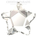 Swarovski 4mm Non Hot Fix Star Flower - Pack of 4 Clear