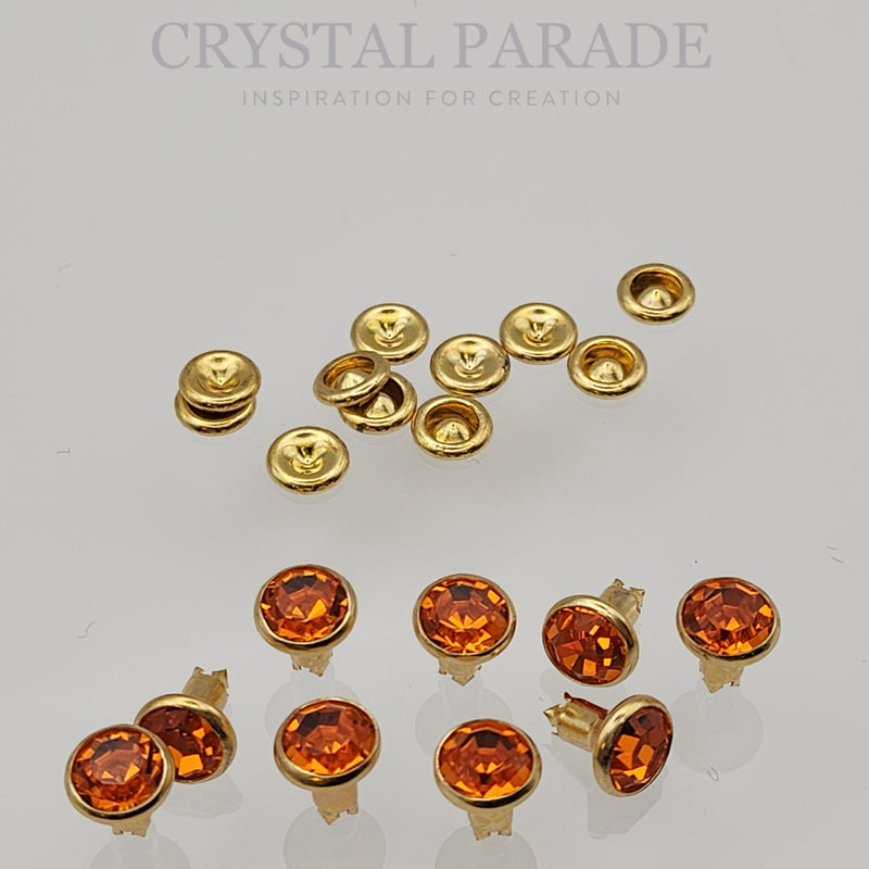 Preciosa Rivet with Maxima Crystal - Sun