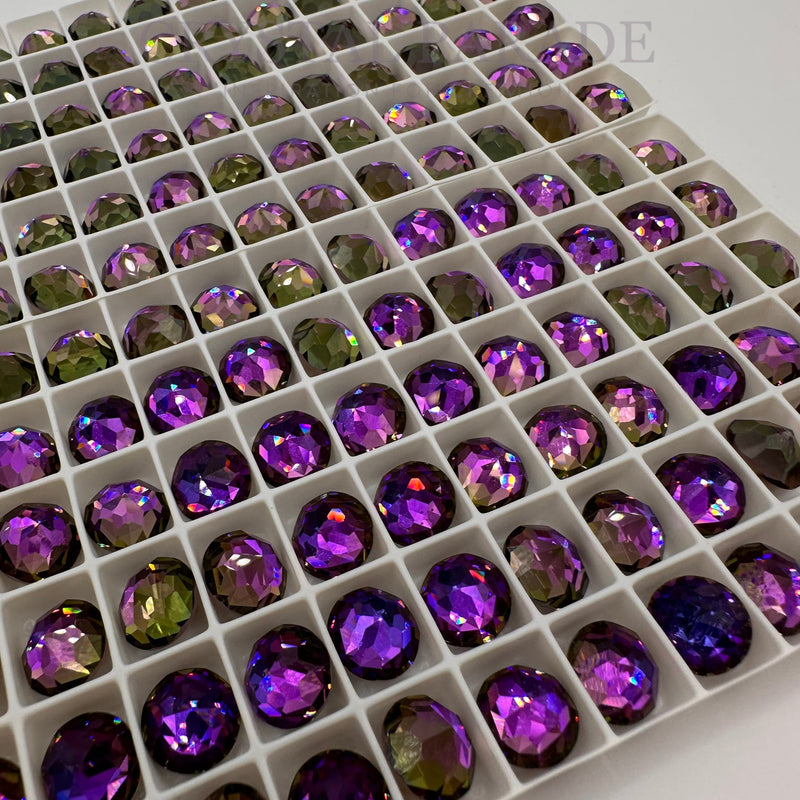 Swarovski 2020 Flatback Rauten 10mm - Heliotrope