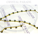 Swarovski Vintage Bar Cupchain Raw Brass Setting - Green Tourmaline PP24 1m