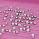 Genuinue Swarovski Crystals Mixed Sizes - Pack of 100 Clear
