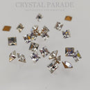 Swarovski 4428 xilion-Fancy Square 4mm - Pack of 24 Clear