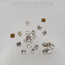 Swarovski 4428 xilion-Fancy Square 4mm - Pack of 24 Clear