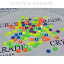 Swarovski Crystal Mix - SS12 Electric Mixed Colours x100