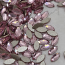 Swarovski 4x2mm Non Hot Fix Navette - Pack of 4 Light Rose