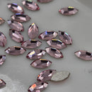 Swarovski 4x2mm Non Hot Fix Navette - Pack of 4 Light Rose
