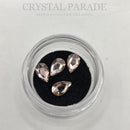 Swarovski 8x5mm Non Hot Fix Pear - Vintage Rose