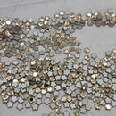 Swarovski 4mm Non Hot Fix Star Flower - Pack of 4 Golden Shadow