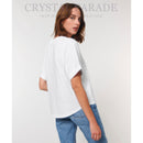 Plain black v'neck Overside T'shirt 1980's style - Black