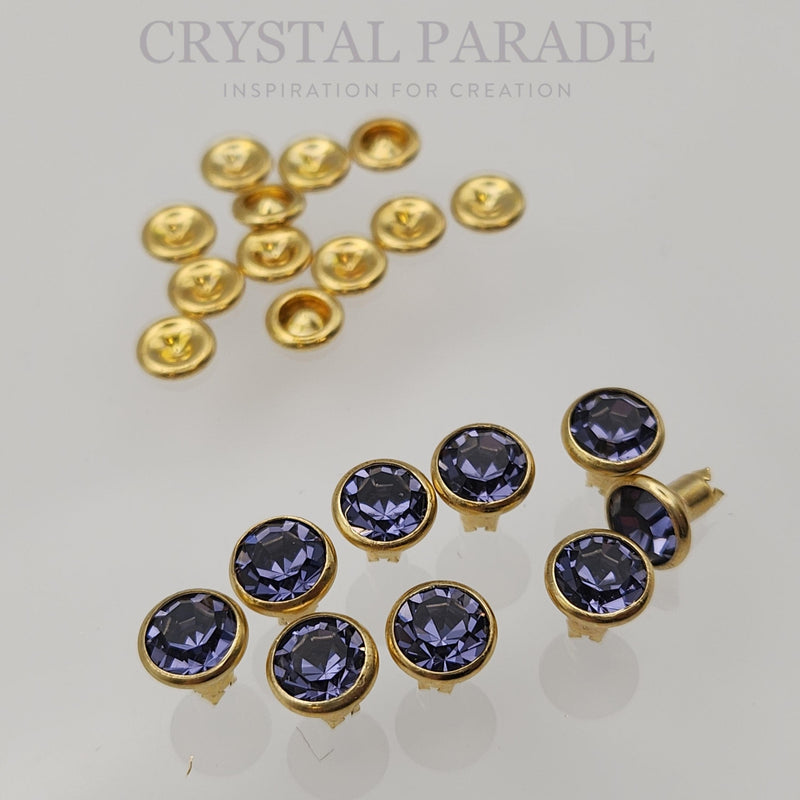 Preciosa Rivet with Maxima Crystal - Tanzanite