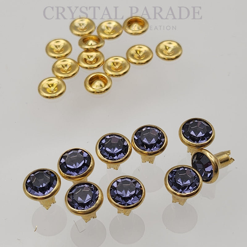 Preciosa Rivet with Maxima Crystal - Tanzanite