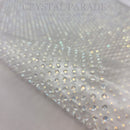 Hotfix Transfer Rhinestone Sheet SS10 (3mm) Transparent AB (Unfoiled) - A4