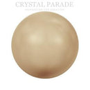 Swarovski Round Pearl 5810 - Vintage Gold