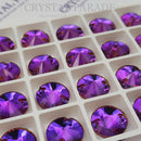 Zodiac Sew on Stone Rivoli - Violet Blue