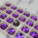 Zodiac Sew on Stone Rivoli - Violet Blue