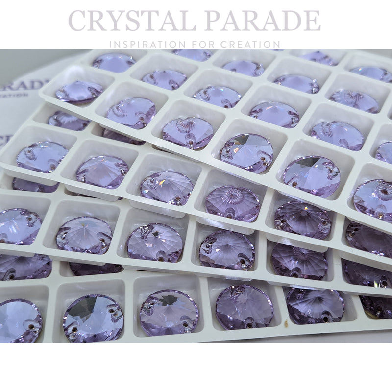 DISCONTINUED - Zodiac Rivoli Sew on Stone - Violet