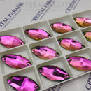 Limited Edition - Zodiac Crystal Navette Sew on Stone - Vitrail Rose