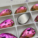 Zodiac Crystal Peardrop Sew on Stone - Vitrail Rose