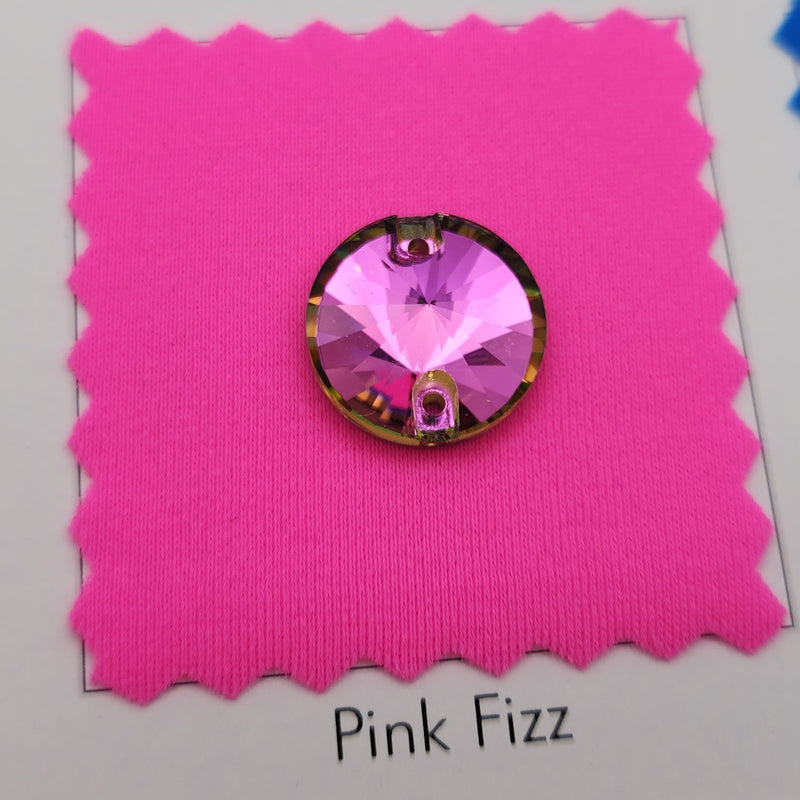 Zodiac Sew on Stone Rivoli - Vitrail Rose
