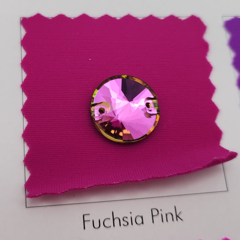 Zodiac Sew on Stone Rivoli - Vitrail Rose