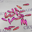 Zodiac Slim Raindrop Shape 10mm Vitrail Rose - Pack of 20
