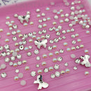 Zodiac Crystal & Pearl Mix Pack of 200 - Wedding Garter