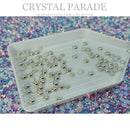 Zodiac Flatback Ceramic Pearls - White AB 2X