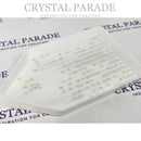 Zodiac Flatback Ceramic Pearls - White AB