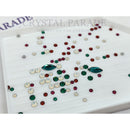 Preciosa Crystal Mix Pack of 100 - Winter Berries + FREE Swarovski Shapes