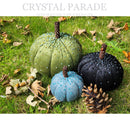 Hand Embellished Plush Pumpkins - Set of 3 - Winter Nights