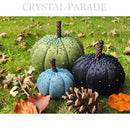 Hand Embellished Plush Pumpkins - Set of 3 - Winter Nights
