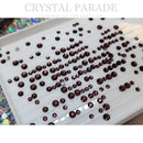 Zodiac Crystals Mixed Sizes Pack of 200 - Dark Amethyst