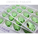 Zodiac Crystal Peardrop Sew on Stone - Peridot