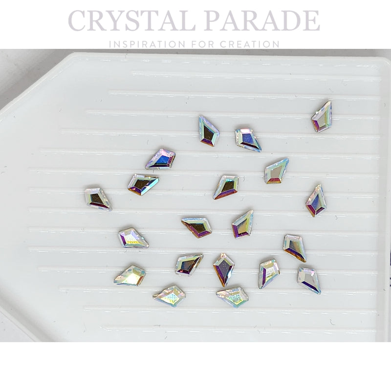 Zodiac Crystal Kite Shape 7mm AB - Pack of 20