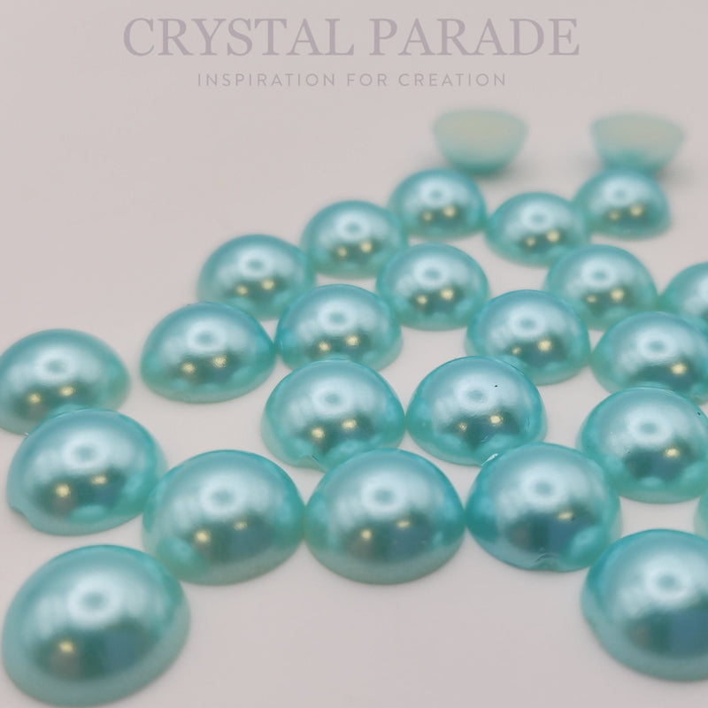 Zodiac Flatback Pearls - Aquamarine (P14)