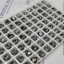 Zodiac Fancy Stone Pointy Back Heart - Black Diamond 8mm