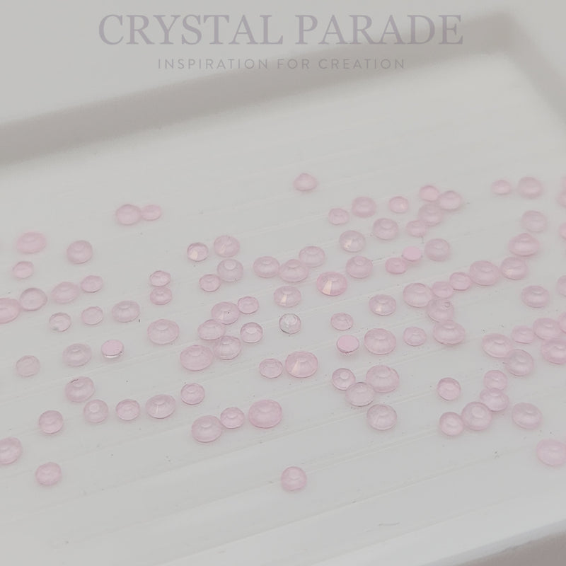 Zodiac Crystals Mixed Sizes Pack of 200 - Blush Pink