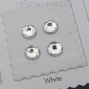 Zodiac Crystal Chessboard 8mm Pack of 20 - Clear