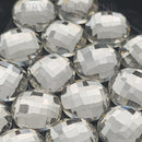 Zodiac Crystal Chessboard 8mm Pack of 20 - Clear