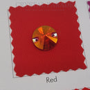 Zodiac Rivoli Sew on Stone - Fire Opal