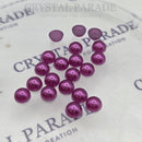 Zodiac Flatback Pearls - Dark Amethyst (P11)