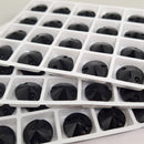 Zodiac Rivoli Sew on Stone - Jet (unfoiled)