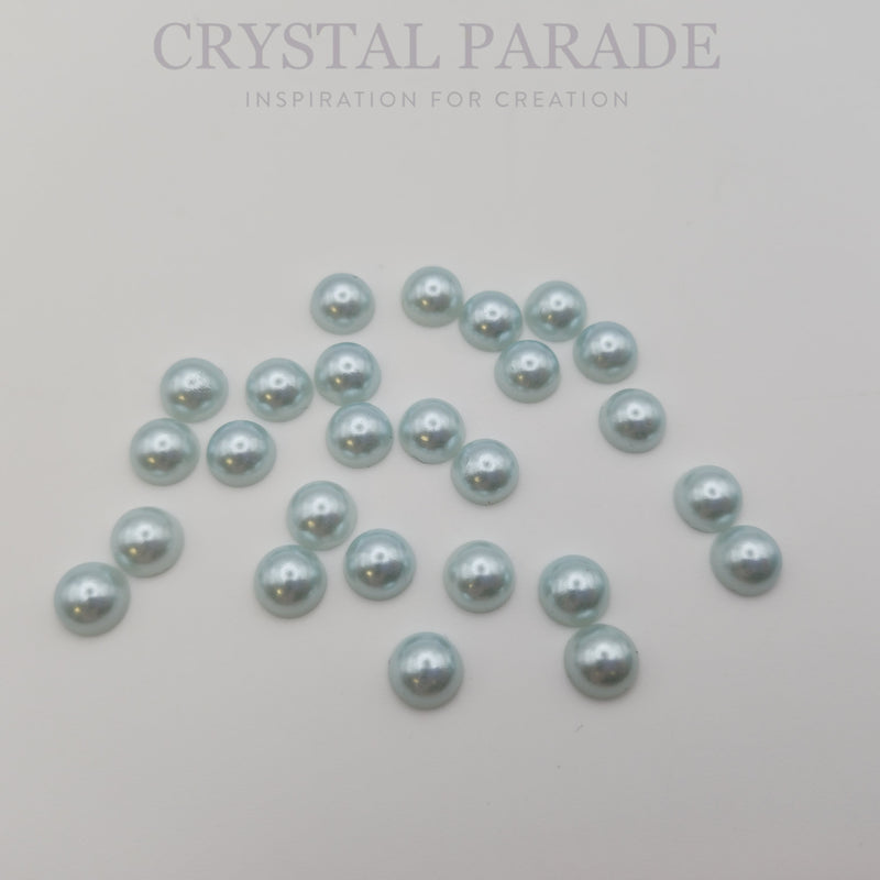 Zodiac Flatback Pearls - Light Blue