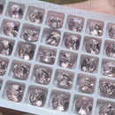 Zodiac Rivoli Buttons Light Rose