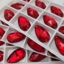 Zodiac Crystal Peardrop Sew on Stone - Light Siam